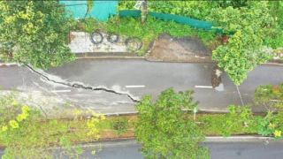 Cận cảnh đường Hồ Chí Minh đoạn qua Đắk Nông bị sạt lở nghiêm trọng