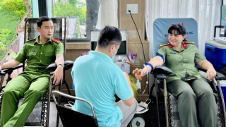 Công an TP Hồ Chí Minh tích cực hưởng ứng hiến máu tình nguyện