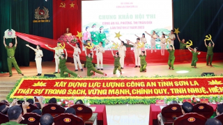 Công an xã, phường, thị trấn toàn tỉnh Sơn La sôi nổi so tài