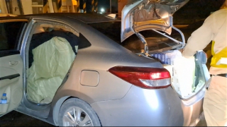 Sau tai nạn giao thông, phát hiện ô tô du lịch chở thuốc lá lậu