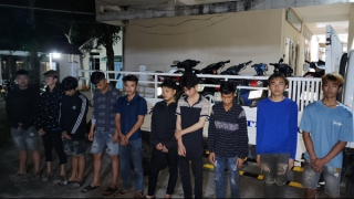 Xử lý nhóm thanh niên đua xe và cổ vũ đua xe trái phép