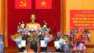 Bộ Công an cử 3 sĩ quan đi thực hiện nhiệm vụ gìn giữ hoà bình Liên hợp quốc năm 2023