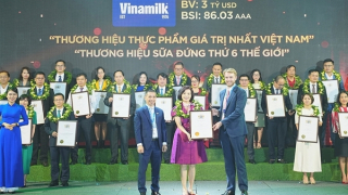 Vinamilk tiếp tục thăng hạng với giá trị chạm mốc 3 tỉ USD