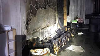 Cháy căn nhà 3 tầng trên phố Thiên Lôi lúc rạng sáng