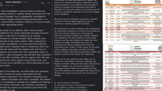 Kỷ luật giáo viên liên quan đến gian lận trong cuộc thi Genius Olympiad