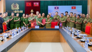 Tăng cường công tác phối hợp giữa Công an hai tỉnh Quảng Ninh và Xay Nha Bu Ly