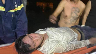 Người đàn ông say rượu nhảy cầu An Dương