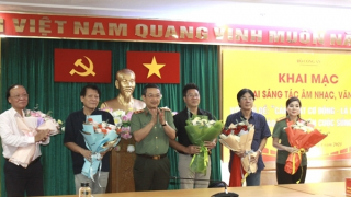 Khai mạc Trại sáng tác “Cảnh sát cơ động - Lá chắn thép bảo vệ bình yên cuộc sống”