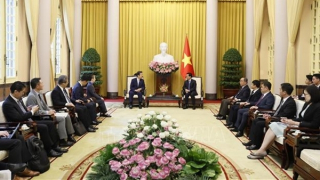 Chủ tịch nước tiếp Đoàn đại biểu Đảng Công Minh Nhật Bản