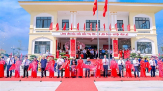 Làng văn hóa kiểu mẫu đầu tiên của Vĩnh Phúc được khánh thành