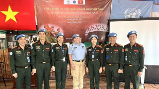 Lễ mừng Quốc khánh của những cán bộ CAND Việt Nam tại châu Phi