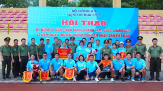 Văn phòng Bộ Công an giành giải Nhất toàn đoàn hội thao cụm thi đua số 6
