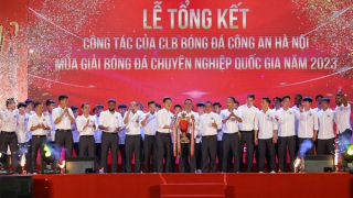 CLB bóng đá Công an Hà Nội tổng kết mùa giải bóng đá chuyên nghiệp quốc gia năm 2023