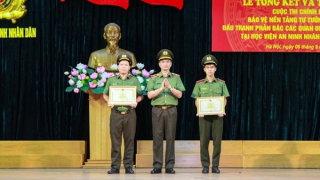 Học viện ANND trao giải Cuộc thi chính luận Bảo vệ nền tảng tư tưởng của Đảng