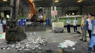 Tiêu hủy lô hàng hóa vi phạm trị giá gần 2 tỷ đồng