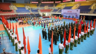 Khai mạc Hội thao chào mừng 50 năm Ngày truyền thống Cảnh sát cơ động