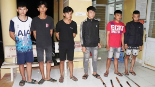 Ngăn chặn nhóm “trẻ trâu” mang hung khí chuẩn bị chém nhau