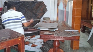 Một người tử vong trong cơn mưa lớn kèm lốc xoáy ở Long An