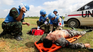 Lực lượng GGHB diễn tập thực địa trong khuôn khổ ADMM+