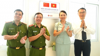 Khánh thành phòng thí nghiệm giám định ADN do Chính phủ Trung Quốc viện trợ thiết bị