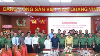 Đại học ANND phát huy truyền thống vẻ vang 60 năm xây dựng, đào tạo CAND