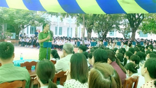 Tuyên truyền PCCC&CNCH cho giáo viên, học sinh tại Khánh Hòa