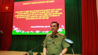 Xây dựng Công an TP Hồ Chí Minh thật sự trong sạch, vững mạnh, chính quy, tinh nhuệ, hiện đại