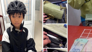 Học sinh lớp 7 trả lại tài sản cho người đánh rơi