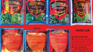 Thuê kho xưởng sản xuất hàng chục ngàn sản phẩm thuốc bảo vệ thực vật giả