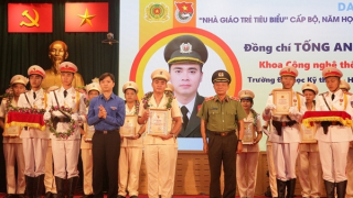 Tổng kết công tác Đoàn, tuyên dương nhà giáo, sinh viên tiêu biểu trong CAND