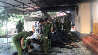 Cháy nhà lúc rạng sáng, hai vợ chồng tử vong