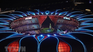 Lễ bế mạc ASIAD 19: "Bữa tiệc" của âm thanh và công nghệ ánh sáng