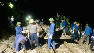 21h ngày 8/10, đường sắt Hà Nội- Lào Cai hoạt động trở lại