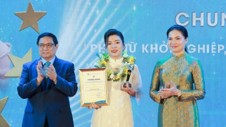 Thủ tướng ấn tượng trước những đề án đổi mới sáng tạo của phụ nữ