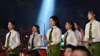 1.000 diễn viên Đoàn nghệ thuật trống hội Học viện CSND tham gia lễ kỷ niệm Ngày thành lập tỉnh Quảng Ninh