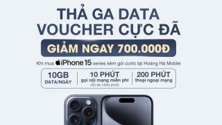 Mua iPhone 15 chỉ từ 20.690.000đ khi mua gói cước độc quyền từ nhà mạng MobiFone