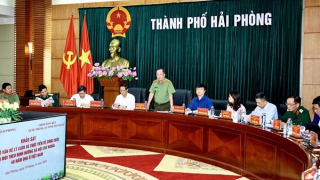 Đoàn khảo sát Trung ương làm việc tại Hải Phòng về công tác quốc phòng, an ninh và đối ngoại