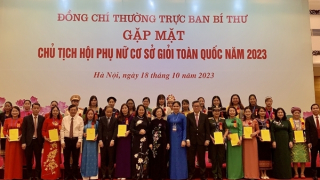 Biểu dương những đóng góp to lớn của Hội phụ nữ cơ sở cho các mục tiêu phát triển đất nước