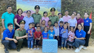 Xây tặng điểm trường Mầm non Nà Hoi, Bắc Kạn