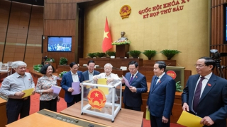 Quốc hội công bố kết quả lấy phiếu tín nhiệm 44 chức danh