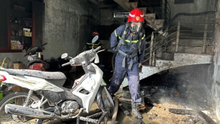 Công an giải cứu 3 nạn nhân khỏi đám cháy ở Hải Phòng