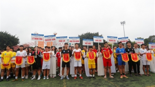 100 đội bóng tranh tài tại giải bóng đá học sinh cúp Number 1 Active
