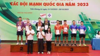 Bóng bàn Hà Nội T&T giành 2 huy chương vàng tại Giải các đội mạnh quốc gia