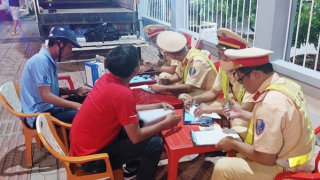 Sóc Trăng tổng kiểm tra nồng độ cồn, chất ma tuý