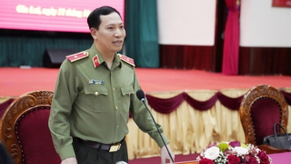 Thứ trưởng Lê Văn Tuyến thăm, làm việc tại Công an tỉnh Gia Lai