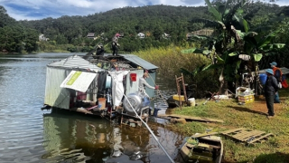 Cưỡng chế, tháo dỡ toàn bộ thuyền bè ở Khu du lịch Quốc gia Tuyền Lâm