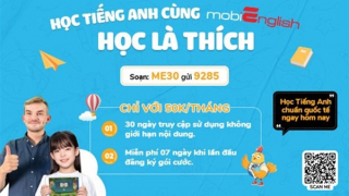 Học trực tuyến không giới hạn với bộ ba gói cước của mobiEdu