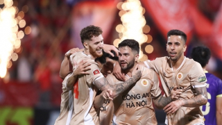 Đánh bại Hà Nội FC, CLB Công an Hà Nội tiếp tục bám đuổi ngôi đầu