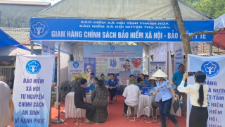 Tổ chức Gian hàng tuyên truyền, tư vấn chính sách BHXH, BHYT tại khu di tích lịch sử