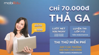 mobiEdu ra mắt những gói cước học tập vô cùng hiệu quả
